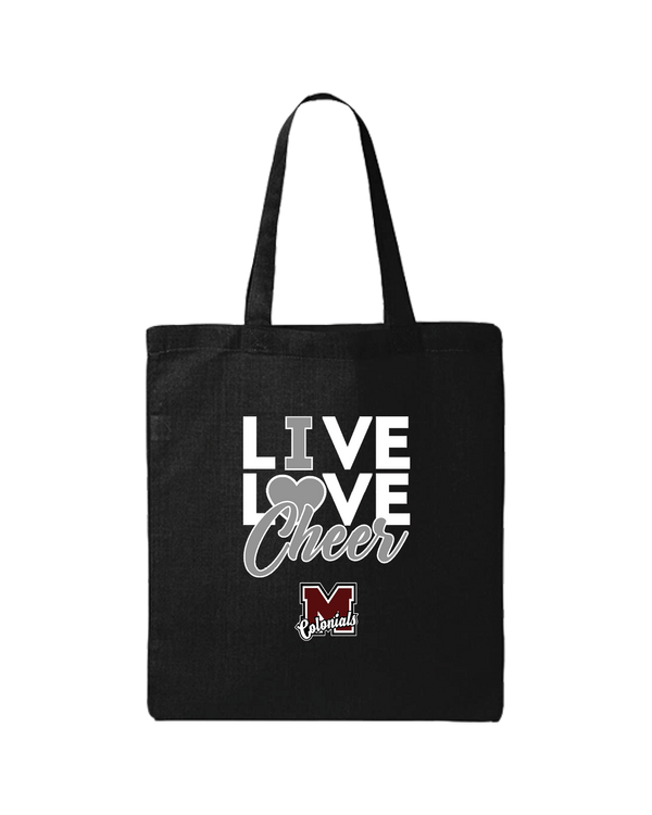 Morristown Live Love Cheer - Tote Bag