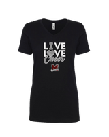 Morristown Live Love Cheer - Women’s V-Neck