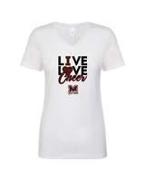 Morristown Live Love Cheer - Women’s V-Neck