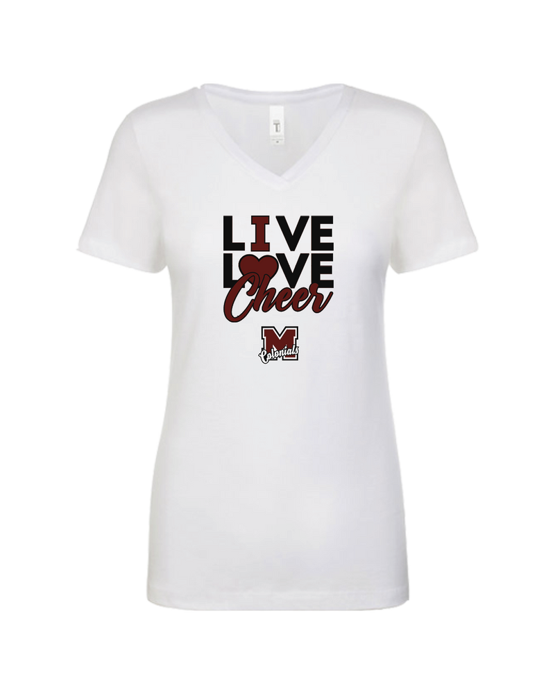 Morristown Live Love Cheer - Women’s V-Neck