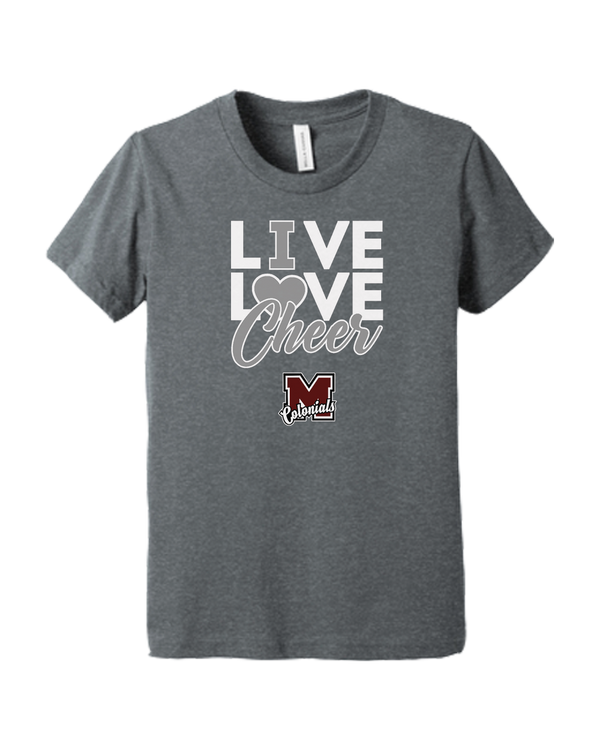 Morristown Live Love Cheer - Youth T-Shirt