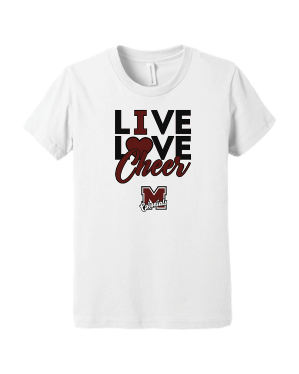 Morristown Live Love Cheer - Youth T-Shirt
