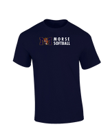 Morse HS Softball Basic - Cotton T-Shirt