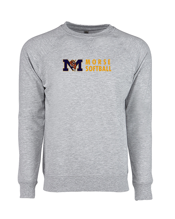 Morse HS Softball Basic - Crewneck Sweatshirt