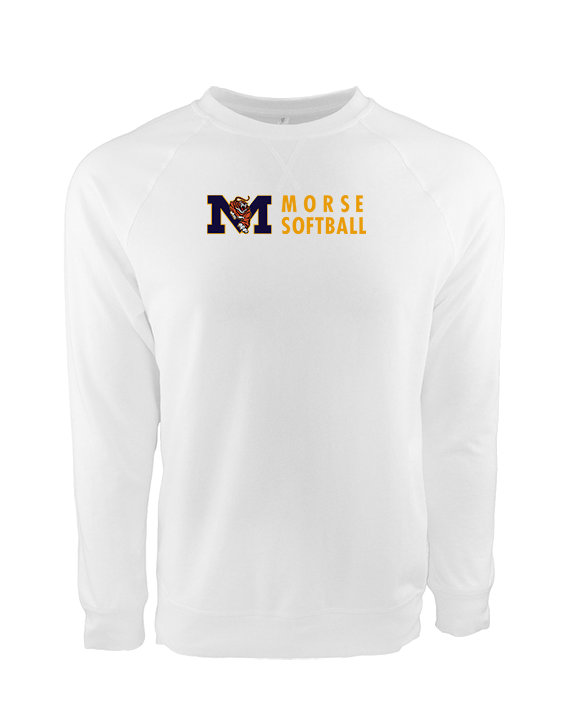 Morse HS Softball Basic - Crewneck Sweatshirt