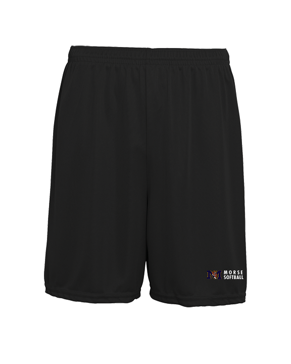 Morse HS Softball Basic - Mens 7inch Training Shorts