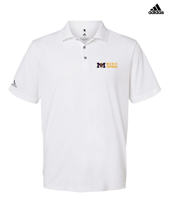 Morse HS Softball Basic - Mens Adidas Polo