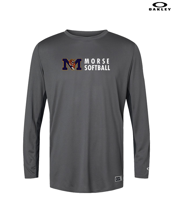 Morse HS Softball Basic - Mens Oakley Longsleeve