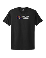 Morse HS Softball Basic - Mens Select Cotton T-Shirt