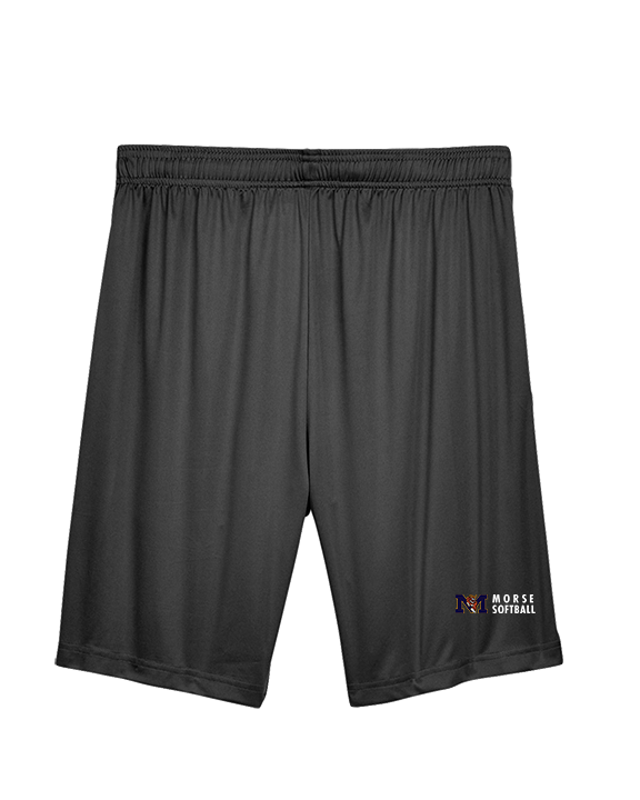 Morse HS Softball Basic - Mens Training Shorts with Pockets