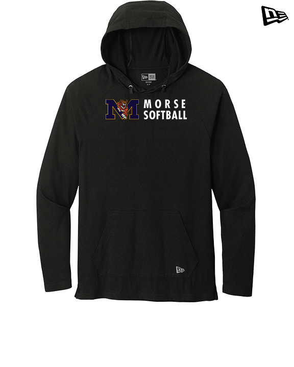 Morse HS Softball Basic - New Era Tri-Blend Hoodie