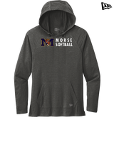 Morse HS Softball Basic - New Era Tri-Blend Hoodie