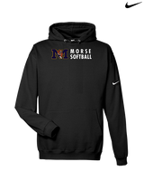 Morse HS Softball Basic - Nike Club Fleece Hoodie