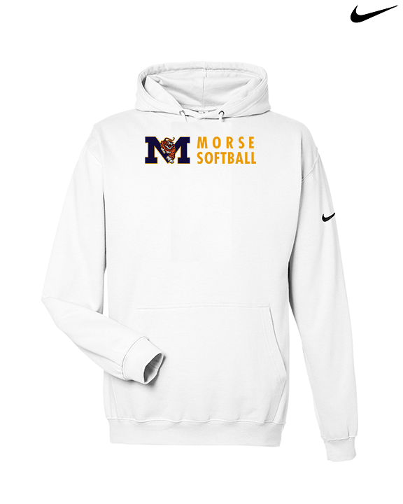 Morse HS Softball Basic - Nike Club Fleece Hoodie