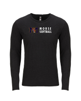 Morse HS Softball Basic - Tri-Blend Long Sleeve