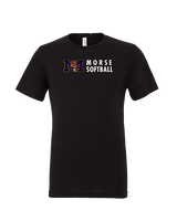 Morse HS Softball Basic - Tri-Blend Shirt