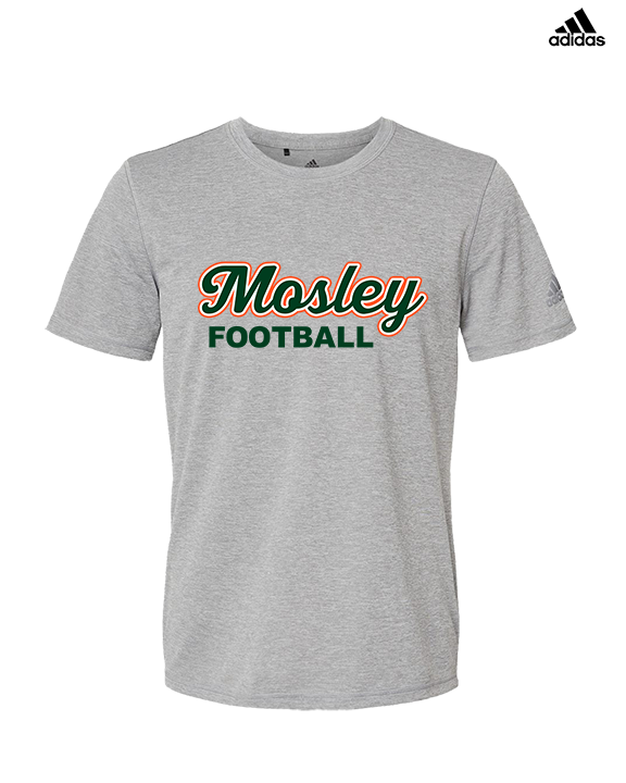 Mosley HS Football Logo - Mens Adidas Performance Shirt