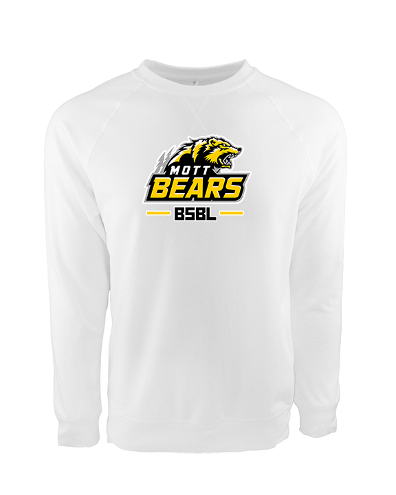 Mott Community College Baseball Logo Full BSBL - Crewneck Sweatshirt