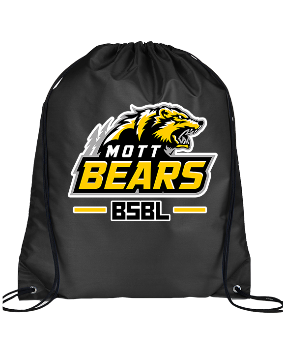 Mott Community College Baseball Logo Full BSBL - Drawstring Bag