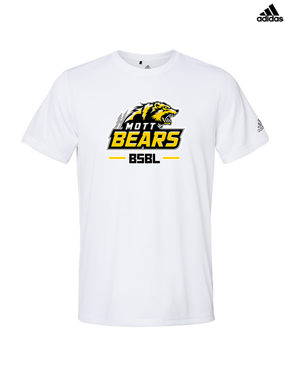 Mott Community College Baseball Logo Full BSBL - Mens Adidas Performance Shirt