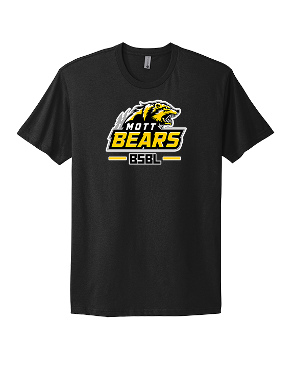 Mott Community College Baseball Logo Full BSBL - Mens Select Cotton T-Shirt
