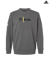 Mott Community College Baseball Logo M BSBL - Mens Adidas Crewneck