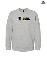 Mott Community College Baseball Logo M BSBL - Mens Adidas Crewneck