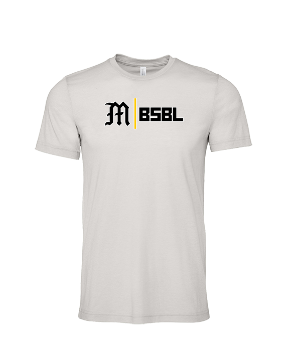 Mott Community College Baseball Logo M BSBL - Tri-Blend Shirt