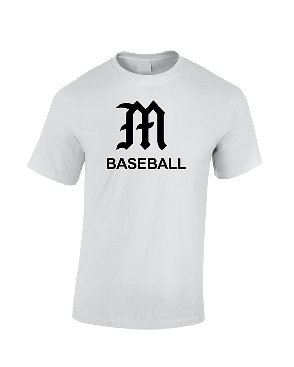 Mott Community College Baseball Logo M Baseball - Cotton T-Shirt