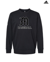 Mott Community College Baseball Logo M Baseball - Mens Adidas Crewneck