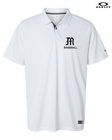 Mott Community College Baseball Logo M Baseball - Mens Oakley Polo