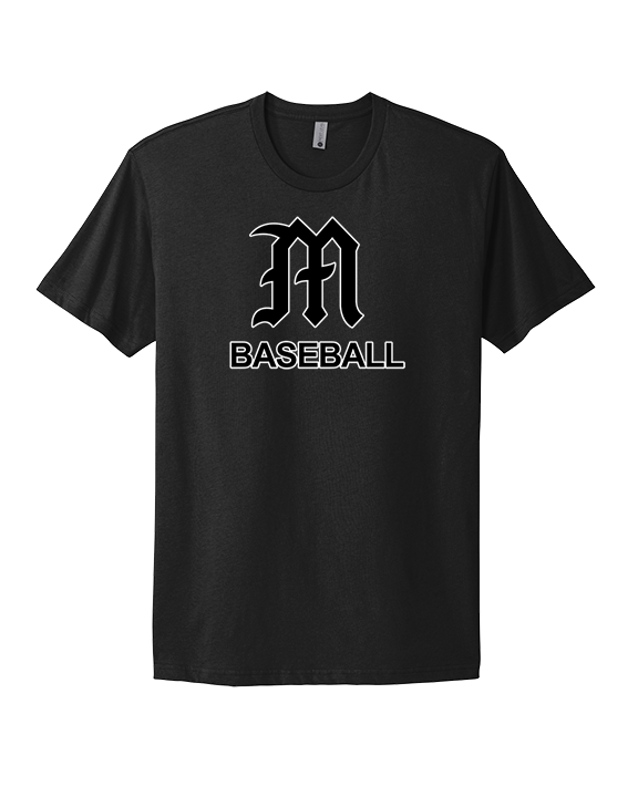 Mott Community College Baseball Logo M Baseball - Mens Select Cotton T-Shirt