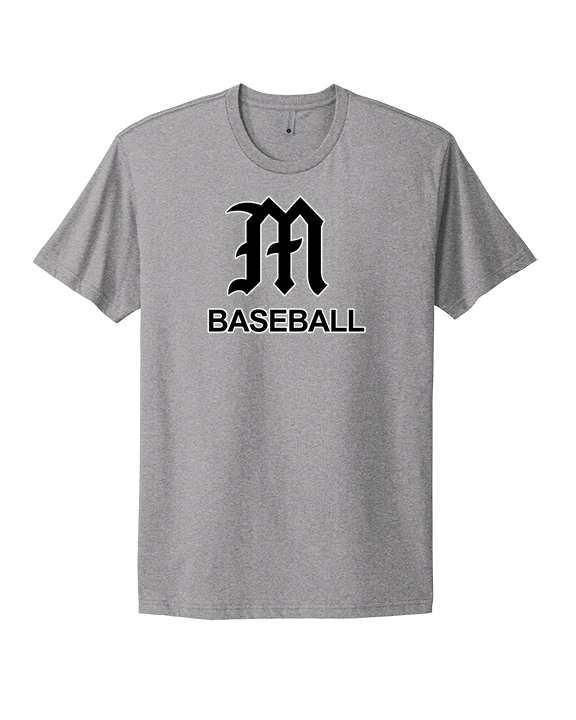 Mott Community College Baseball Logo M Baseball - Mens Select Cotton T-Shirt