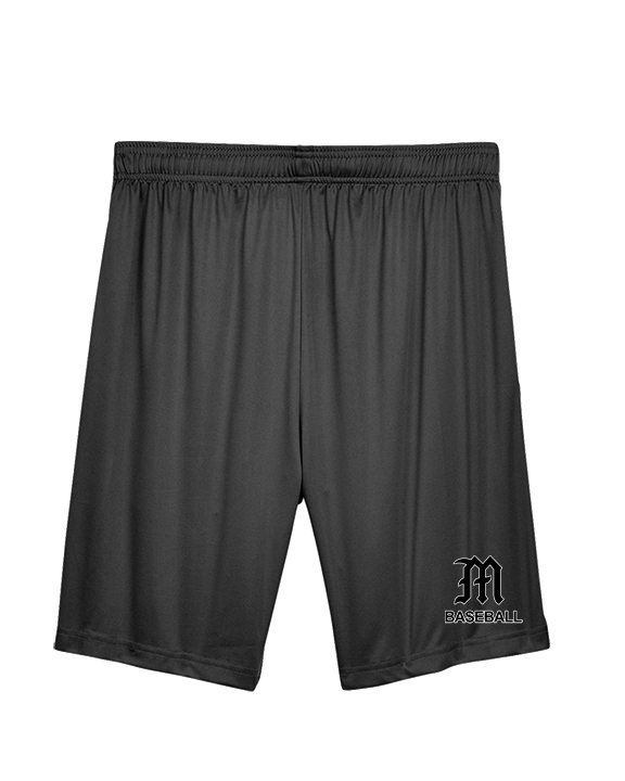 Mott Community College Baseball Logo M Baseball - Mens Training Shorts with Pockets