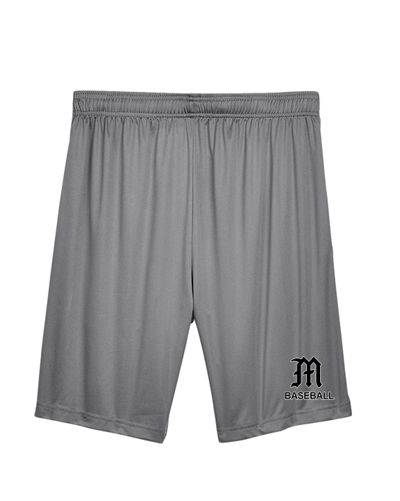 Mott Community College Baseball Logo M Baseball - Mens Training Shorts with Pockets