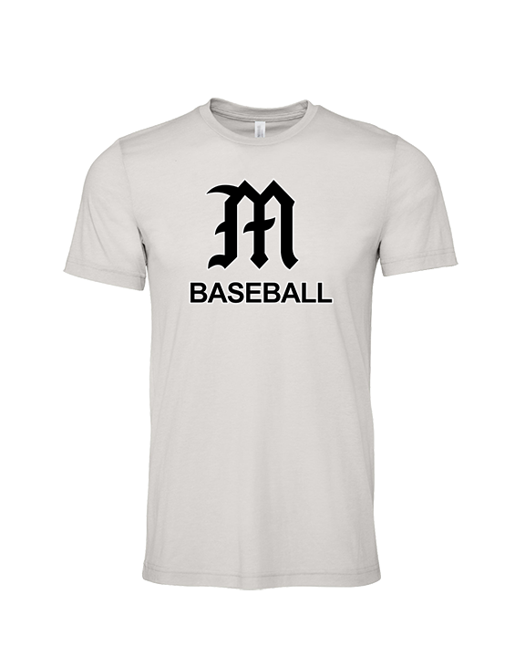 Mott Community College Baseball Logo M Baseball - Tri-Blend Shirt