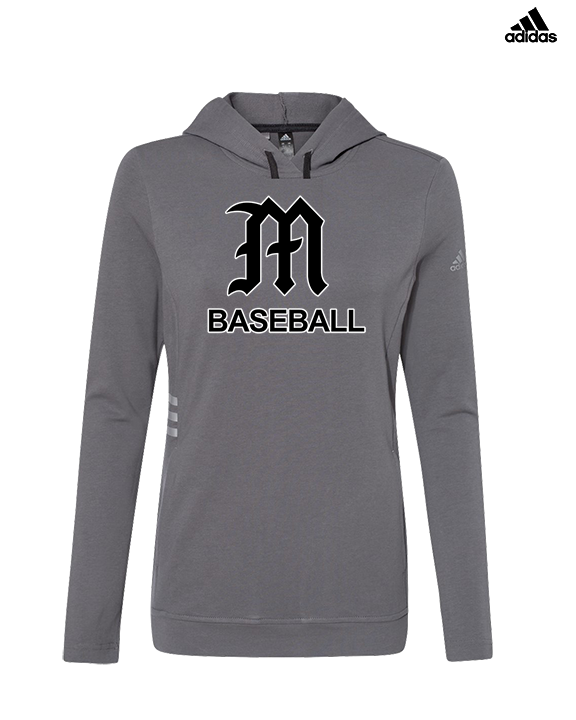 Mott Community College Baseball Logo M Baseball - Womens Adidas Hoodie
