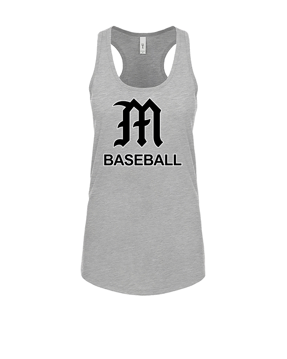 Mott Community College Baseball Logo M Baseball - Womens Tank Top