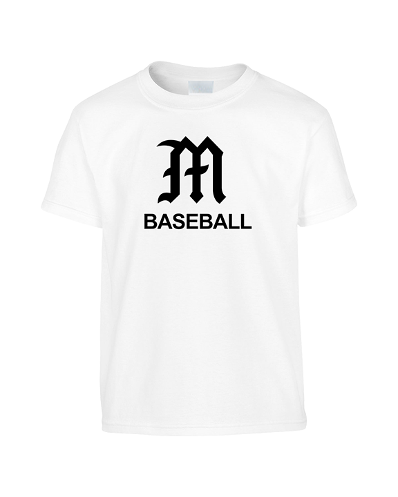 Mott Community College Baseball Logo M Baseball - Youth Shirt