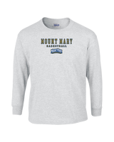 Mount Mary University Women's Basketball Block - Cotton Longsleeve