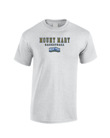 Mount Mary University Women's Basketball Block - Cotton T-Shirt