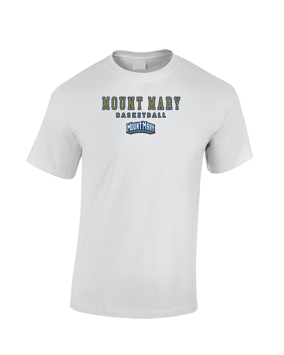 Mount Mary University Women's Basketball Block - Cotton T-Shirt