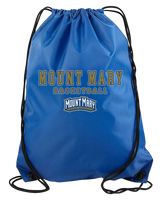 Mount Mary University Women's Basketball Block - Drawstring Bag