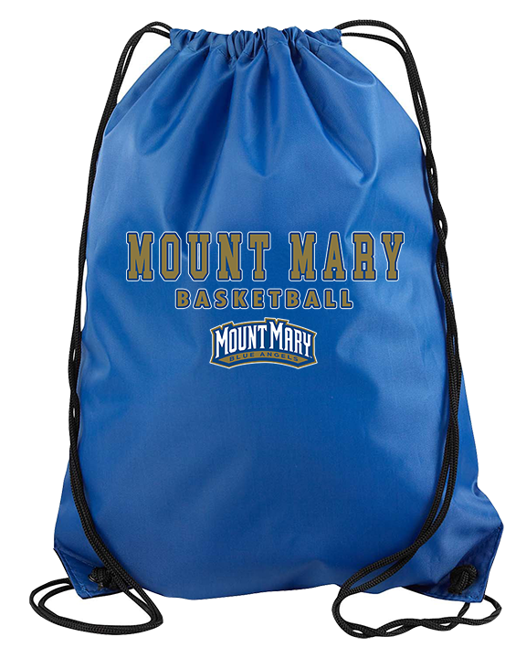 Mount Mary University Women's Basketball Block - Drawstring Bag