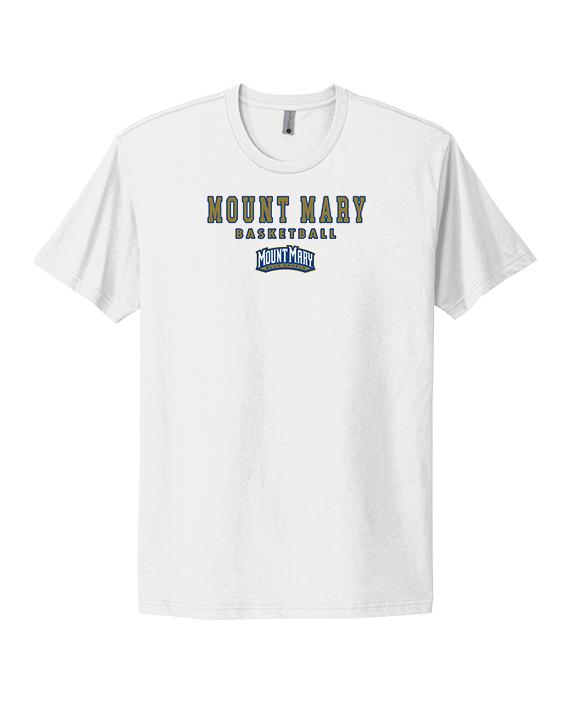 Mount Mary University Women's Basketball Block - Mens Select Cotton T-Shirt