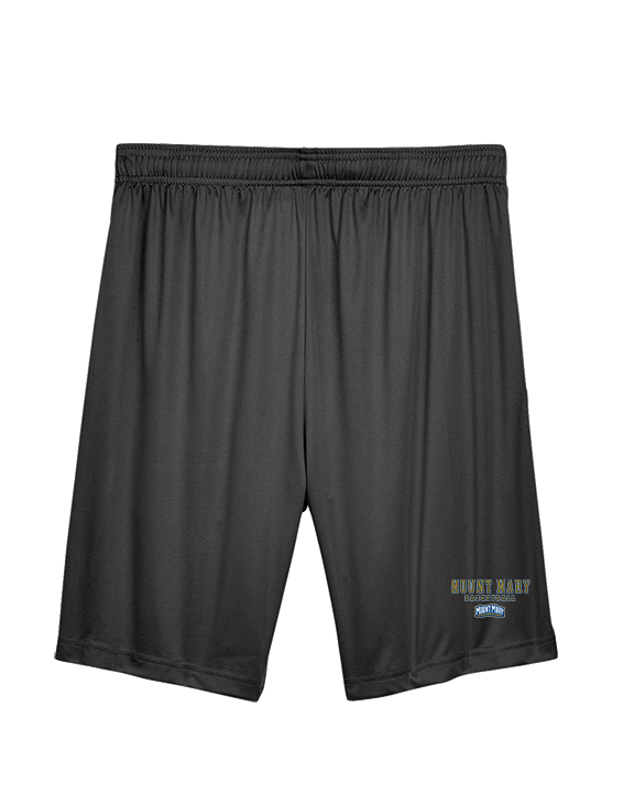 Mount Mary University Women's Basketball Block - Mens Training Shorts with Pockets