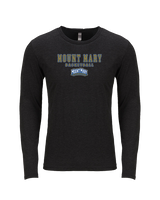 Mount Mary University Women's Basketball Block - Tri-Blend Long Sleeve