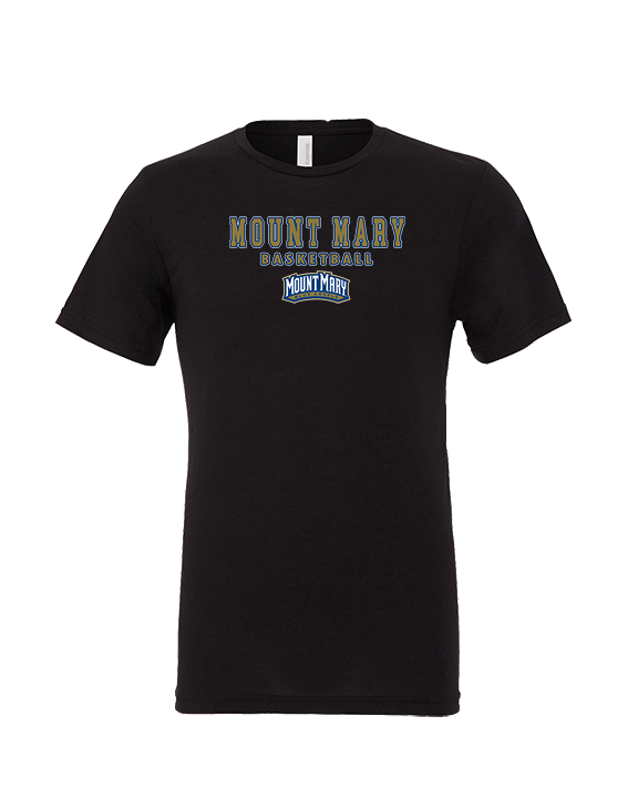 Mount Mary University Women's Basketball Block - Tri-Blend Shirt