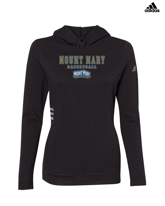 Mount Mary University Women's Basketball Block - Womens Adidas Hoodie