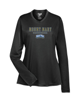 Mount Mary University Women's Basketball Block - Womens Performance Longsleeve